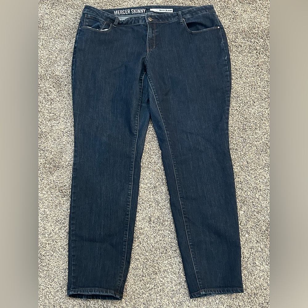 DKNY Women's Skinny Jeans - Deep Indigo